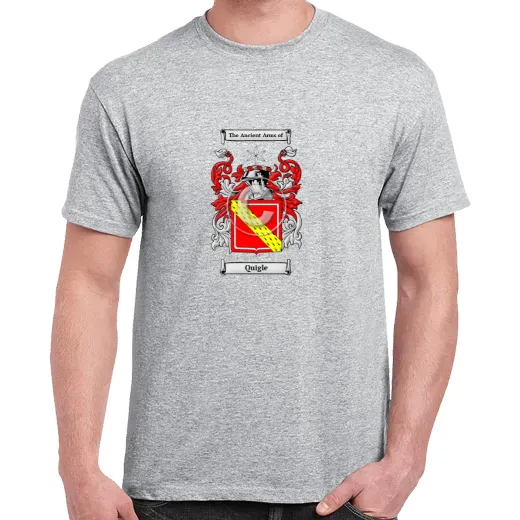 Quigle Grey Coat of Arms T-Shirt