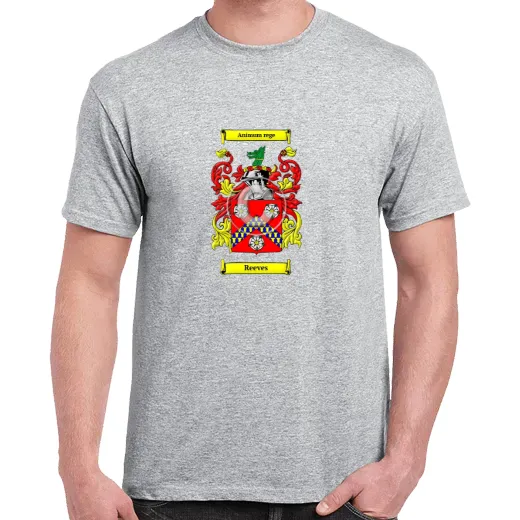 Reeves Grey Coat of Arms T-Shirt