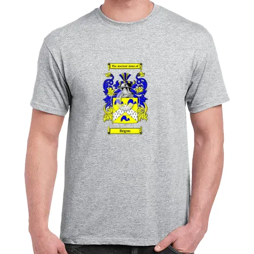 Regon Grey Coat of Arms T-Shirt