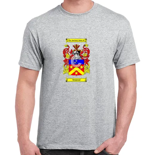 Senecal Grey Coat of Arms T-Shirt