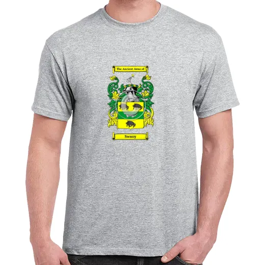Swany Grey Coat of Arms T-Shirt