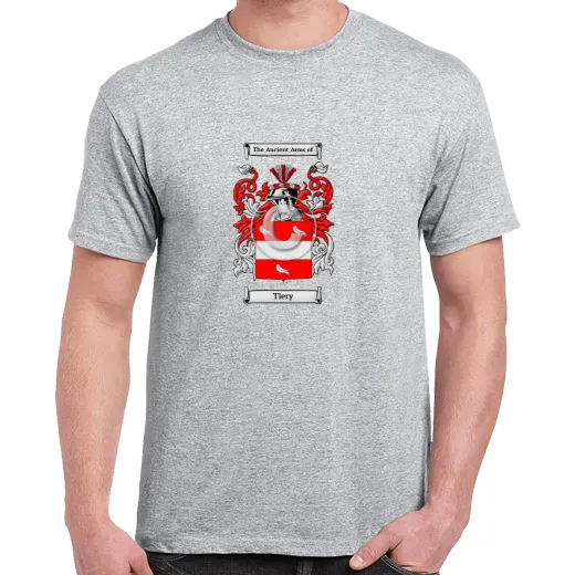 Tiery Grey Coat of Arms T-Shirt