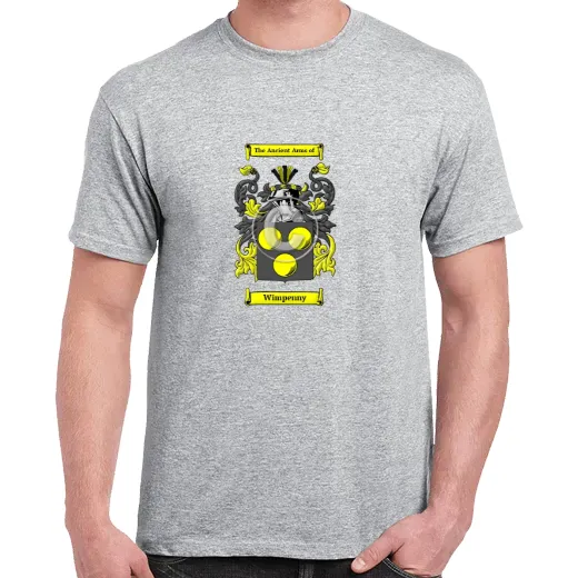 Wimpenny Grey Coat of Arms T-Shirt