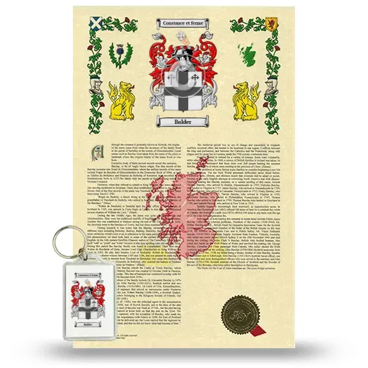 Balder Armorial History and Keychain Package
