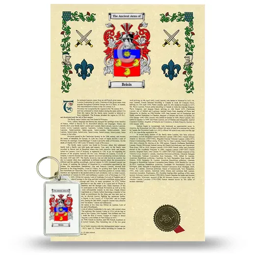Brisis Armorial History and Keychain Package