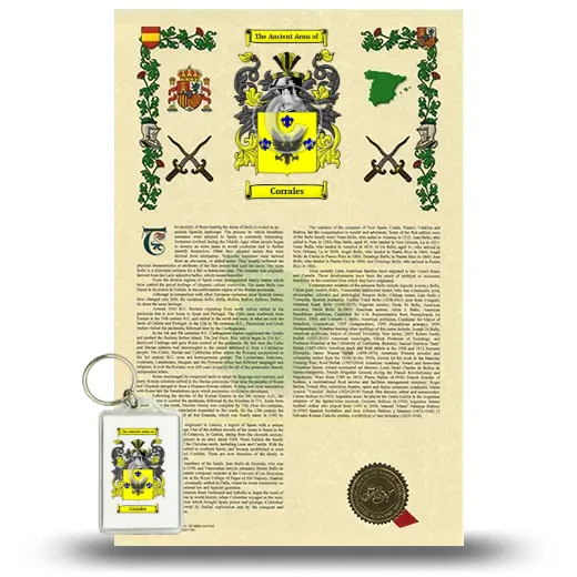Corrales Armorial History and Keychain Package