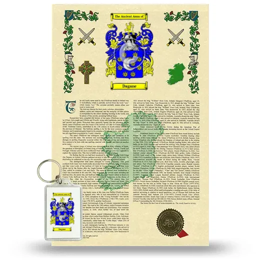 Dagane Armorial History and Keychain Package