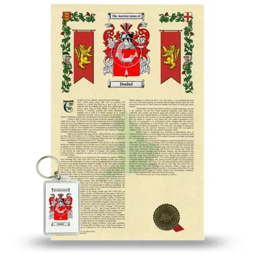 Doubel Armorial History and Keychain Package