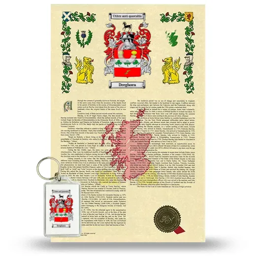 Dreghorn Armorial History and Keychain Package