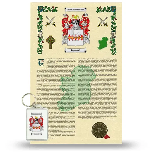 Dymond Armorial History and Keychain Package