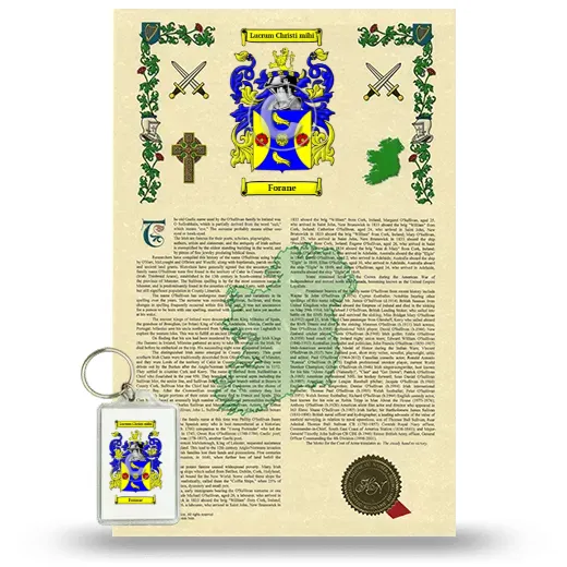Forane Armorial History and Keychain Package