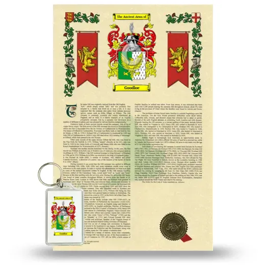 Goodloe Armorial History and Keychain Package