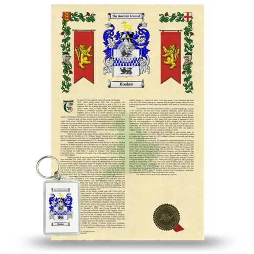 Hookey Armorial History and Keychain Package