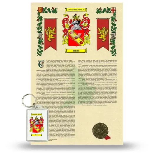 Ilman Armorial History and Keychain Package