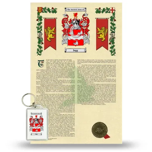 Jugg Armorial History and Keychain Package