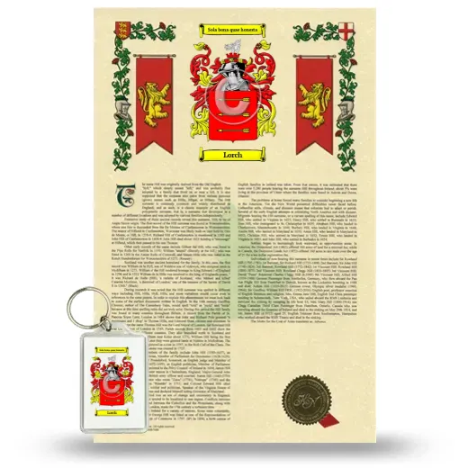 Lorch Armorial History and Keychain Package