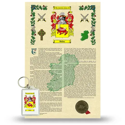 Malay Armorial History and Keychain Package