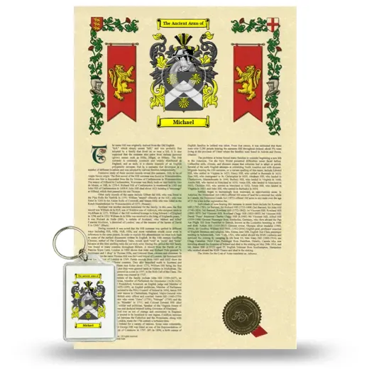 Michael Armorial History and Keychain Package