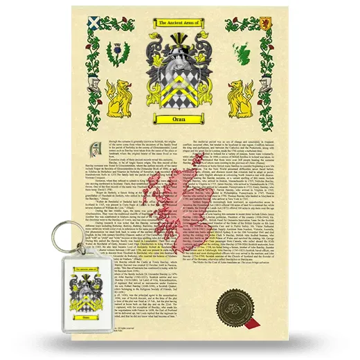 Oran Armorial History and Keychain Package