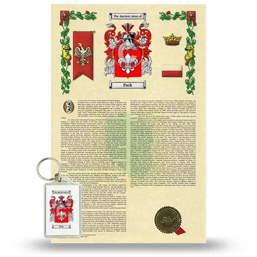 Pack Armorial History and Keychain Package