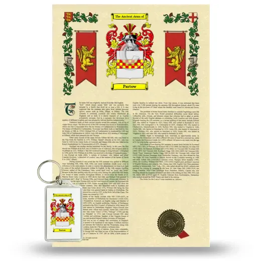 Partow Armorial History and Keychain Package