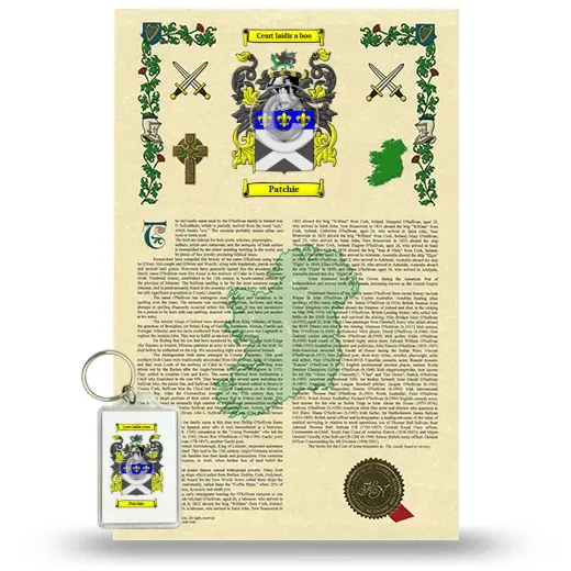 Patchie Armorial History and Keychain Package