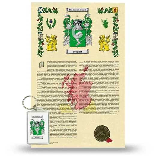 Prophet Armorial History and Keychain Package