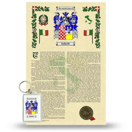 Raffaello Armorial History and Keychain Package