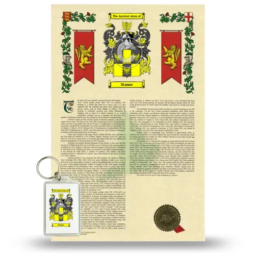 Stoner Armorial History and Keychain Package
