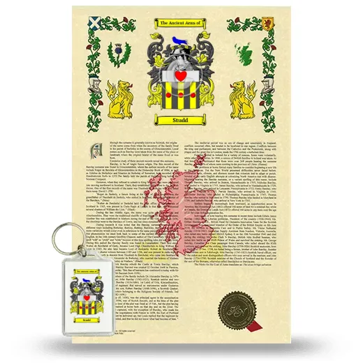 Studd Armorial History and Keychain Package