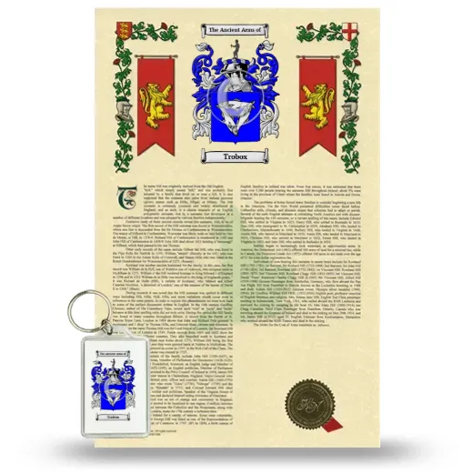Trobox Armorial History and Keychain Package