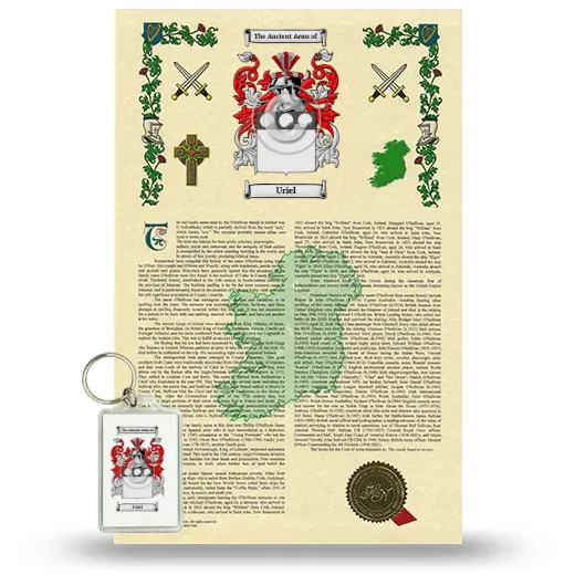 Uriel Armorial History and Keychain Package