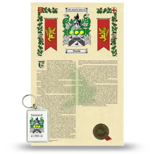 Wartle Armorial History and Keychain Package