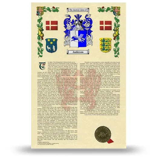 Armorial History with Coat of Arms