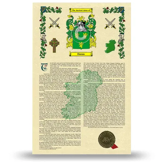 Haran Armorial History with Coat of Arms