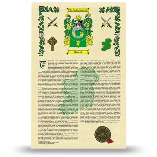 Herent Armorial History with Coat of Arms