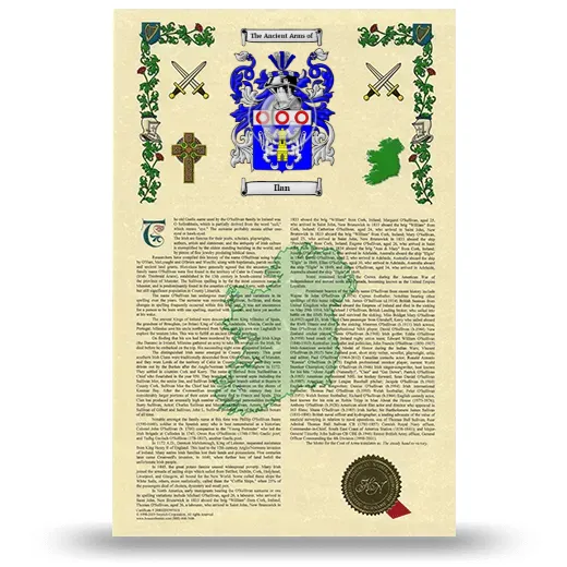 Ilan Armorial History with Coat of Arms