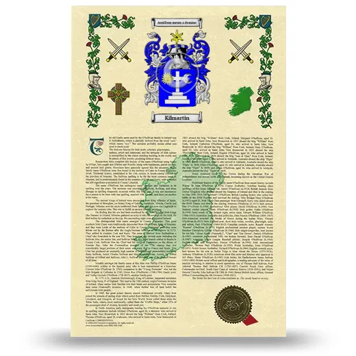 Kilmartin Armorial History with Coat of Arms