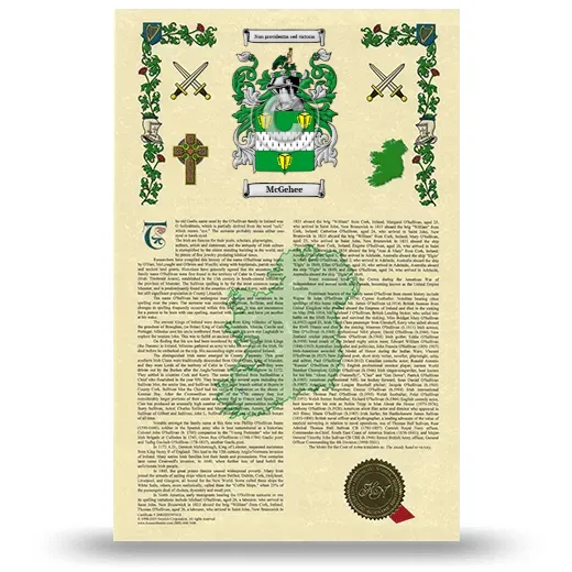 McGehee Armorial History with Coat of Arms