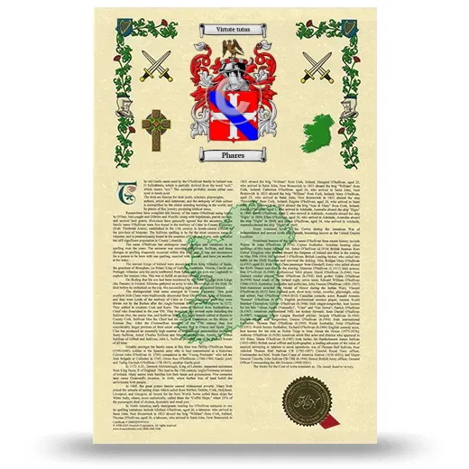 Phares Armorial History with Coat of Arms