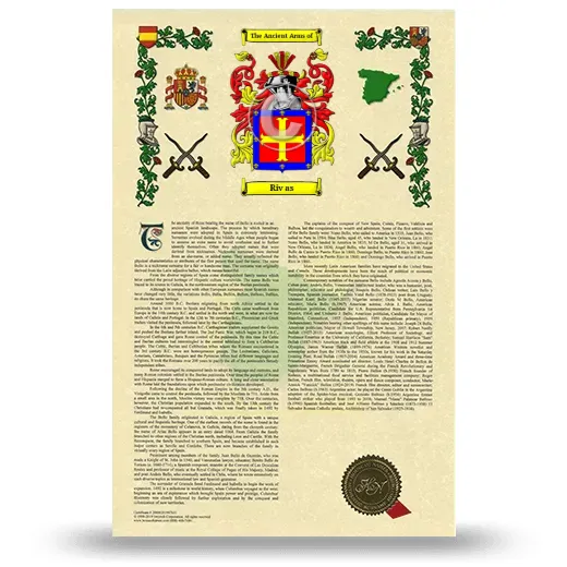 Riv as Armorial History with Coat of Arms
