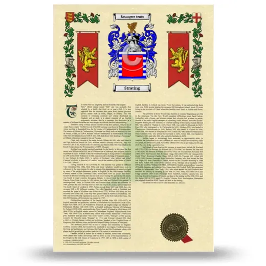 Strating Armorial History with Coat of Arms