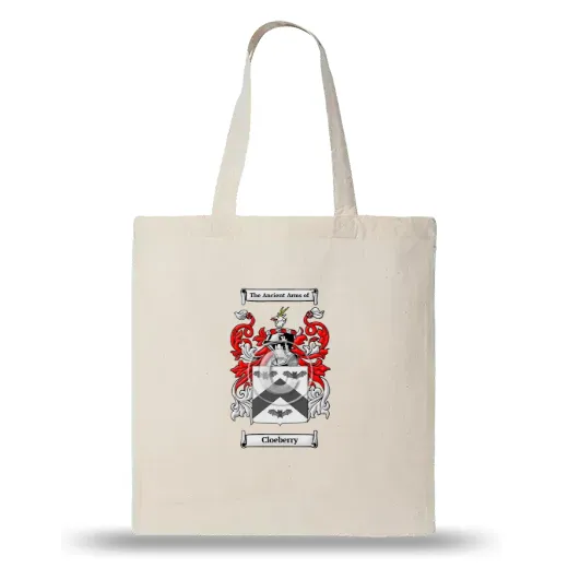Cloeberry Natural Tote Bag