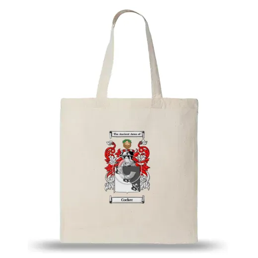 Cocker Natural Tote Bag