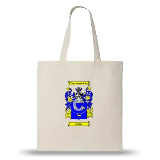Greem Natural Tote Bag