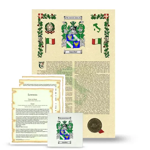 Amadori Armorial, Symbolism and Large Ceramic Tile