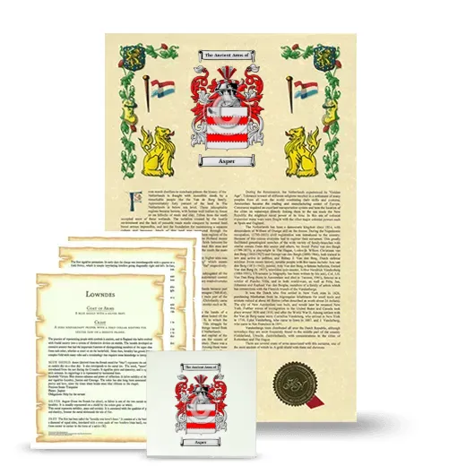 Asper Armorial, Symbolism and Large Ceramic Tile