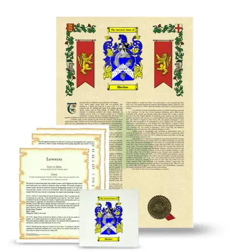 Blecker Armorial, Symbolism and Large Ceramic Tile