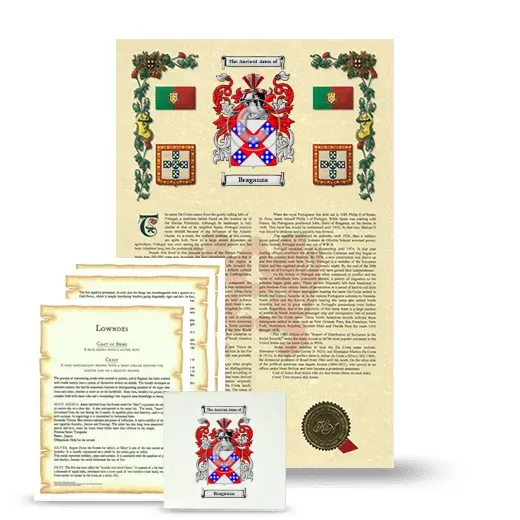 Braganza Armorial, Symbolism and Large Ceramic Tile