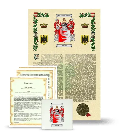 Bustin Armorial, Symbolism and Large Ceramic Tile